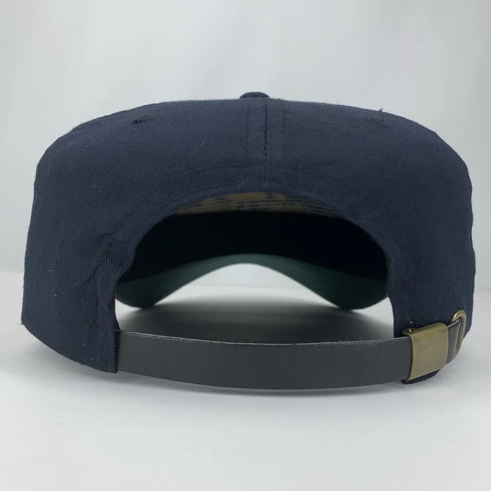 Belger Cranes & Rigging Trucker Hat Oklahoma City Adjustable Strap Black Cap Vtg